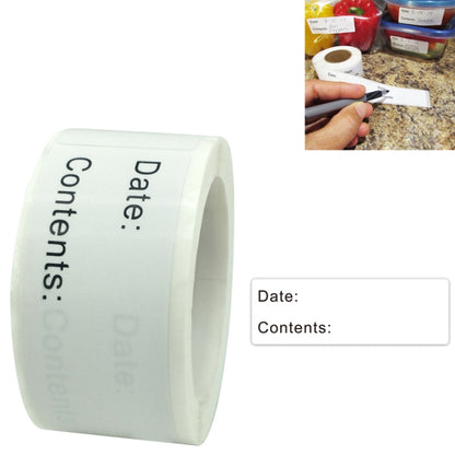 10 ชิ้นม้วนบ้านครัวอาหารทำเครื่องหมายฉลากสติกเกอร์วันที่, 1 x 3 inch