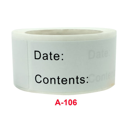 10 ชิ้นม้วนบ้านครัวอาหารทำเครื่องหมายฉลากสติกเกอร์วันที่, 1 x 3 inch