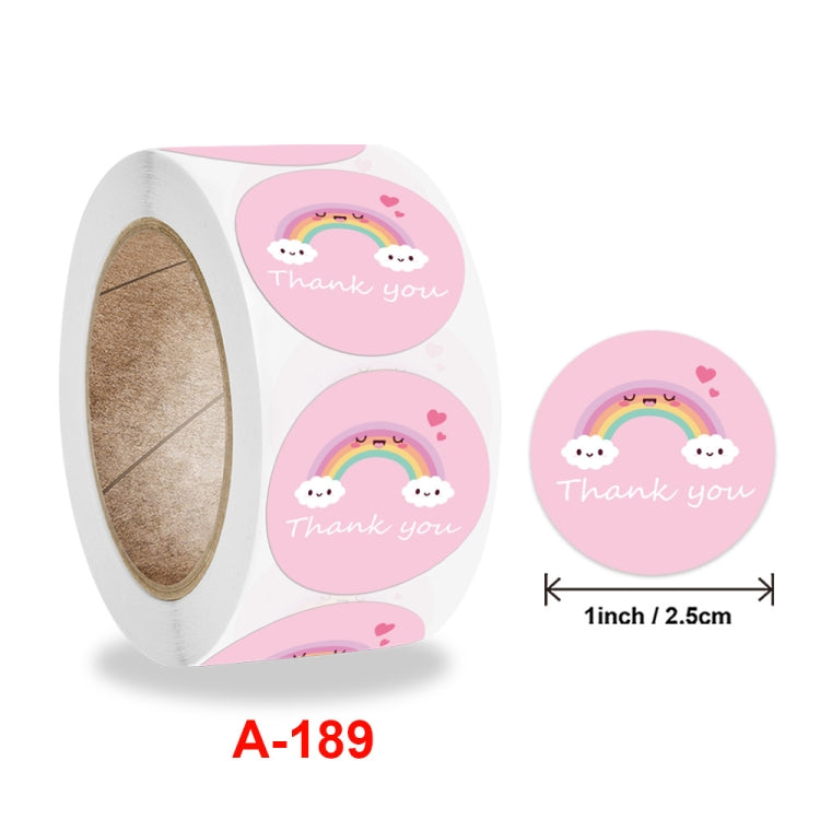 สติ๊กเกอร์ม้วนมีเมฆ 10 ชิ้น, A-189 Sticker