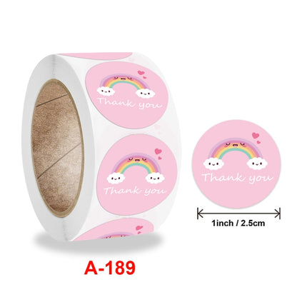 สติ๊กเกอร์ม้วนมีเมฆ 10 ชิ้น, A-189 Sticker