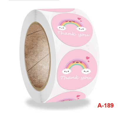 สติ๊กเกอร์ม้วนมีเมฆ 10 ชิ้น, A-189 Sticker