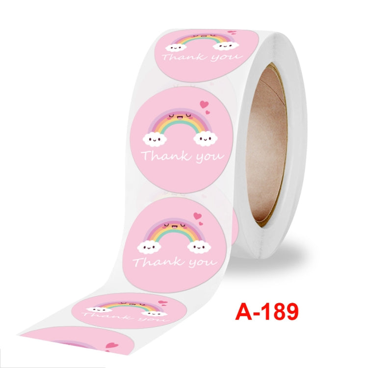 สติ๊กเกอร์ม้วนมีเมฆ 10 ชิ้น, A-189 Sticker