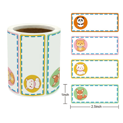 ป้ายชื่อสติ๊กเกอร์เด็กประถม, 1x2.5 Inch