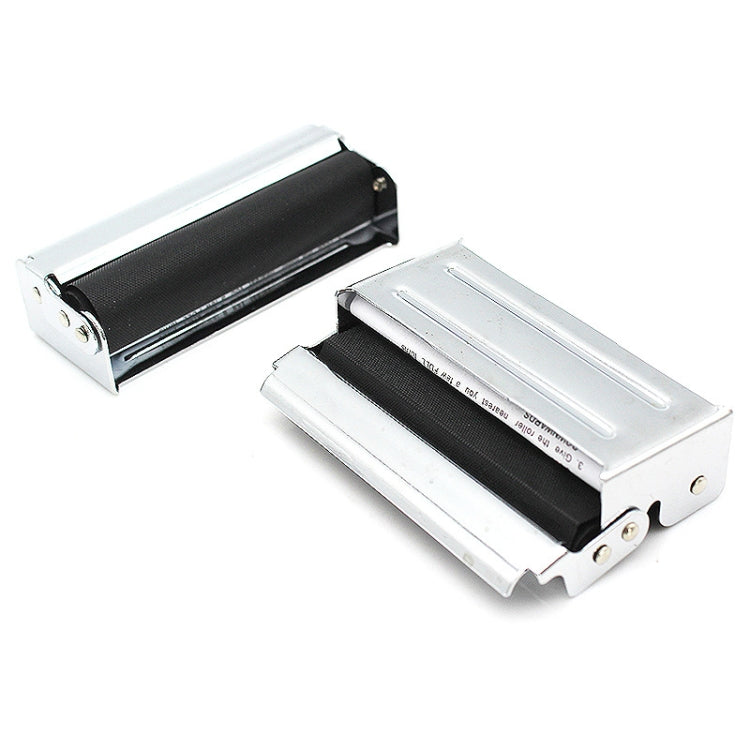 เครื่องทำบุหรี่โลหะอัตโนมัติ 5 ชิ้นพร้อมฝาปิด, 7.3x2.6x2cm