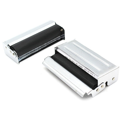 เครื่องทำบุหรี่โลหะอัตโนมัติ 5 ชิ้นพร้อมฝาปิด, 7.3x2.6x2cm