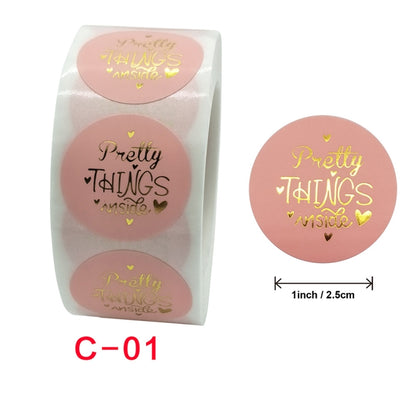 5 PCS ซองจดหมายสติกเกอร์ของขวัญตกแต่งสติกเกอร์ปั๊ม, C-01 Sticker