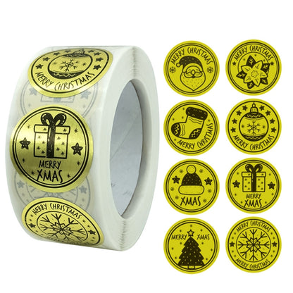ฉลากสติ๊กเกอร์ชุดของขวัญของตกแต่งคริสต์มาส 3 ชิ้น, K-24-25 Sticker