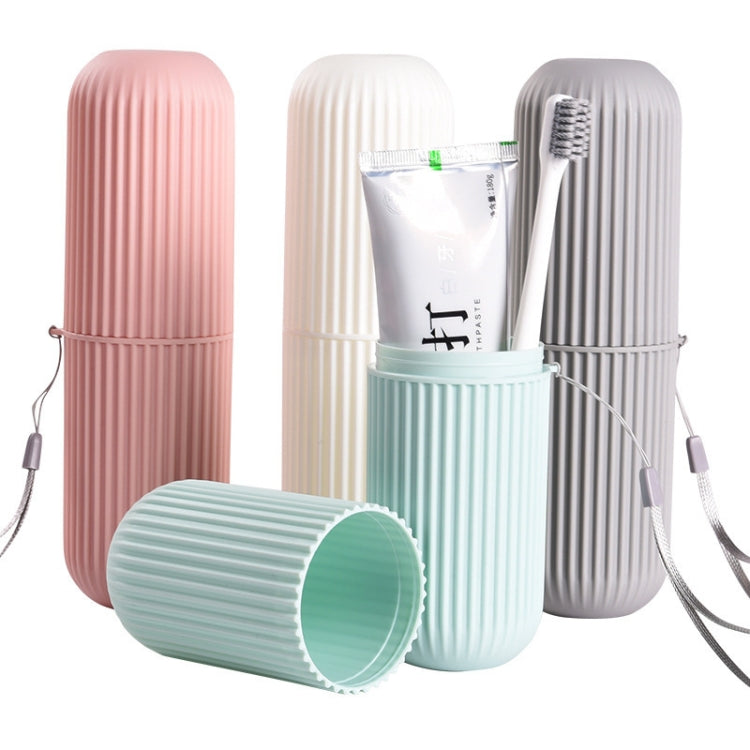 10 ชิ้นเดินทางง่ายซักผ้าถ้วยกล่องเก็บแปรงสีฟันแบบพกพามัลติฟังก์ชั่แปรงถ้วย