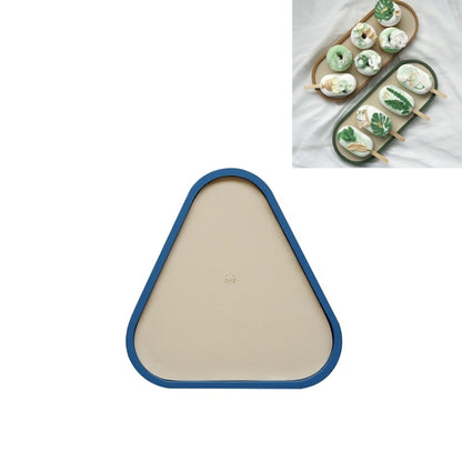 เดสก์ท็อปถาดเก็บตื้น Sundries ถาดถาดแสดงเครื่องประดับ, , Oval (Warm Brown), , Triangle (Warm Brown), , Round (Warm Brown), , Oval (Dark Green), , Triangle (Dark Green), , Round (Dark Green), , Oval (Green Lotus), , Triangle (Green Lotus)               ...
