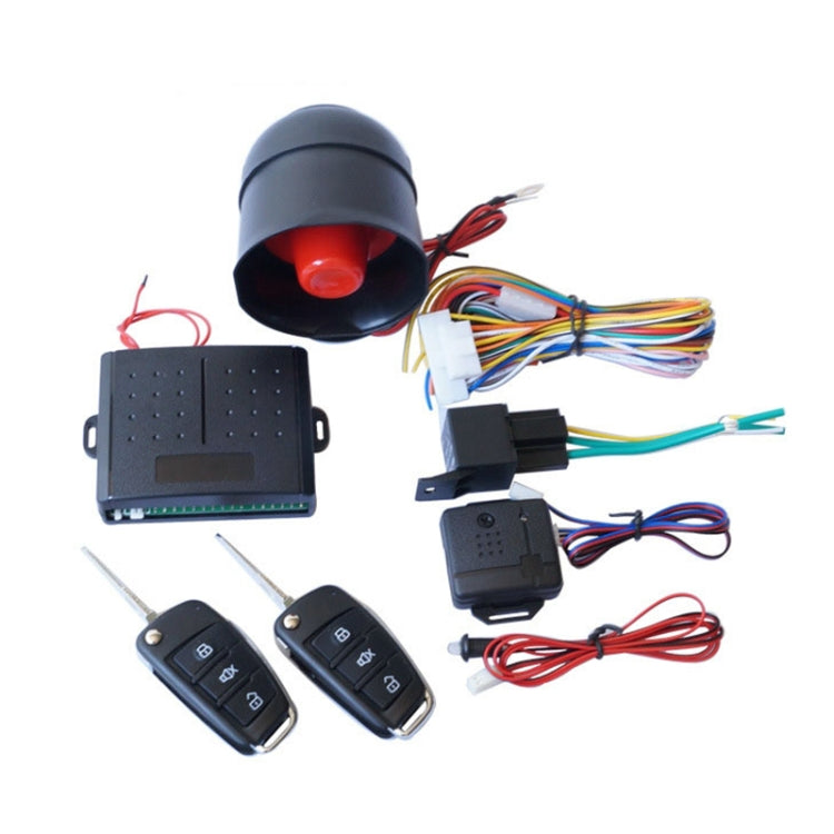 2 ชุด Universal เสียงและแสงรถยนต์ 12V ระบบเตือนภัยรถ Bullet Key รีโมทคอนโทรล, Sound And Light Car Alarm
