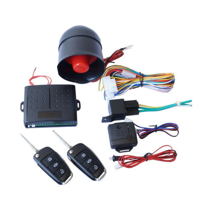 2 ชุด Universal เสียงและแสงรถยนต์ 12V ระบบเตือนภัยรถ Bullet Key รีโมทคอนโทรล, Sound And Light Car Alarm