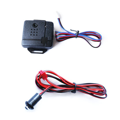 2 ชุด Universal เสียงและแสงรถยนต์ 12V ระบบเตือนภัยรถ Bullet Key รีโมทคอนโทรล, Sound And Light Car Alarm