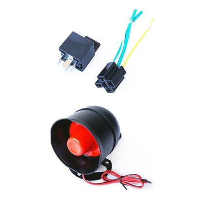 2 ชุด Universal เสียงและแสงรถยนต์ 12V ระบบเตือนภัยรถ Bullet Key รีโมทคอนโทรล, Sound And Light Car Alarm