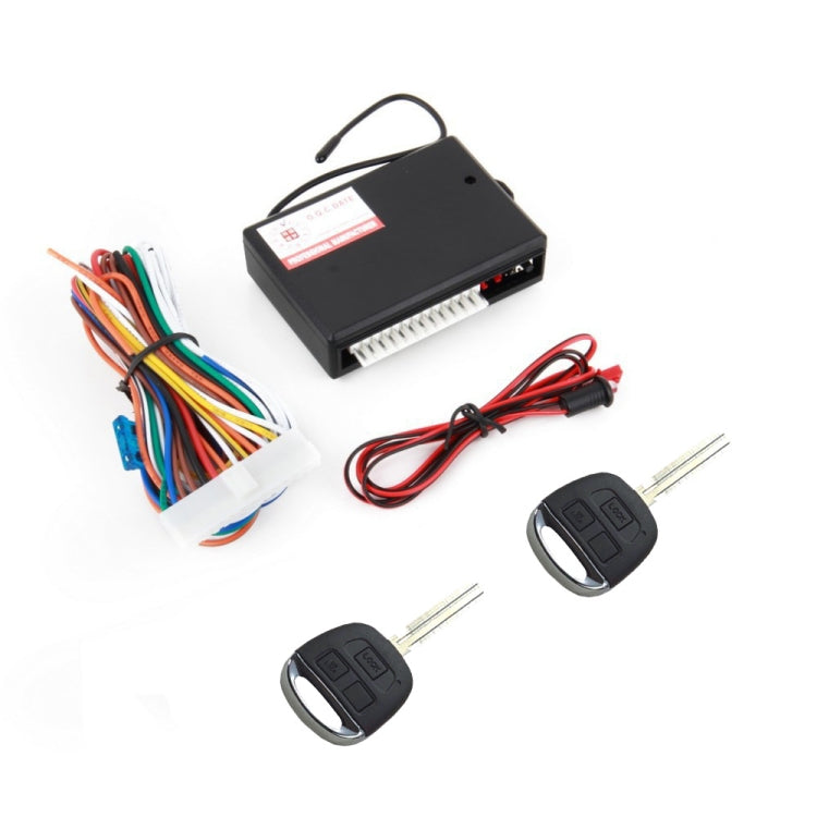 2 ชุดรถ Keyless Entry รีโมทคอนโทรลเซ็นทรัลล็อคตรงใบมีดพร้อมกล่องหางและหน้าต่างฟังก์ชั่น, TSK-405Q/T276