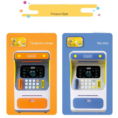 การจำลองการจดจำใบหน้าตู้ ATM ตู้นิรภัยจำลองรหัสผ่านตู้เซฟเงินกลิ้งอัตโนมัติ, Orange (Battery Version), Blue (Battery Version), Orange (Charging Version), Blue (Charging Version)