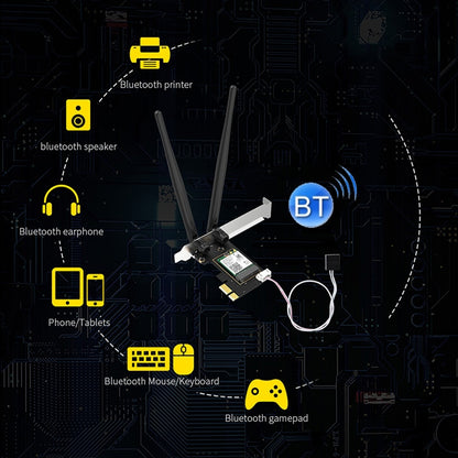 CF-AX200 SE 3000Mbps PCI-E การ์ดเครือข่ายไร้สาย Bluetooth ความถี่คู่ความถี่คู่