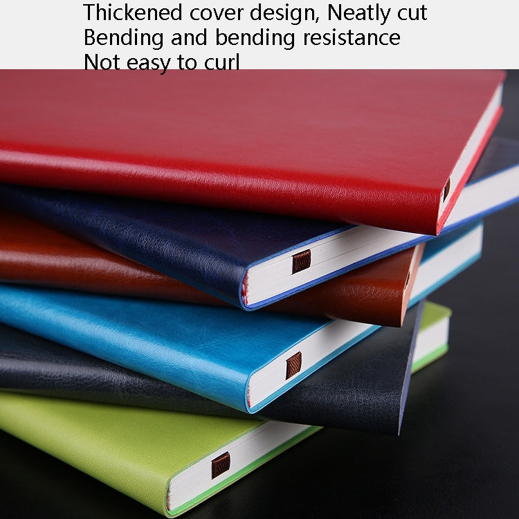 3 ชิ้นโน๊ตบุ๊คนักเรียน Notepad ไดอารี่หนังสือธุรกิจบันทึกหนังสือ PU โน๊ตบุ๊ค, A5 Plain Weave Blue, A5 Plain Weave Cockscomb Red, A5 Plain Charred Tea Brown, A5 Plain Weave Black, A5 Plain Weave Bitter Tea Red, A5 Plain Weave Nile Blue                  ...
