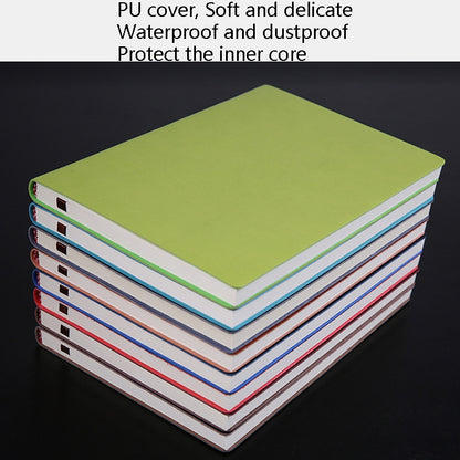 3 ชิ้นโน๊ตบุ๊คนักเรียน Notepad ไดอารี่หนังสือธุรกิจบันทึกหนังสือ PU โน๊ตบุ๊ค, A5 Plain Weave Blue, A5 Plain Weave Cockscomb Red, A5 Plain Charred Tea Brown, A5 Plain Weave Black, A5 Plain Weave Bitter Tea Red, A5 Plain Weave Nile Blue                  ...