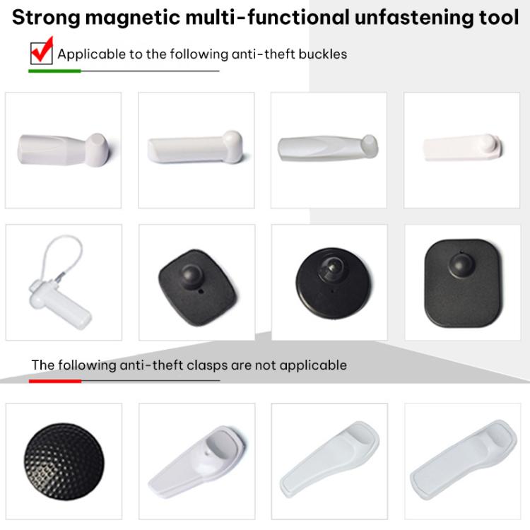 15000GS Universal Anti-Theft Strong Deduction อุปกรณ์ป้ายเสื้อผ้าแม่เหล็กหัวเข็มขัดซูเปอร์มาร์เก็ตอุปกรณ์รักษาความปลอดภัย, 12000GS