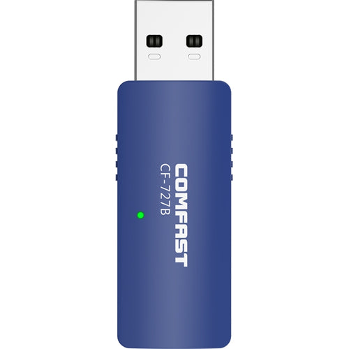 COMFAST CF-727B 1300Mbps Dual Frequency Gigabit USB Desktop ตัวรับสัญญาณบลูทูธแบบพกพา V4.2 + WiFi การ์ดเครือข่ายไร้สาย