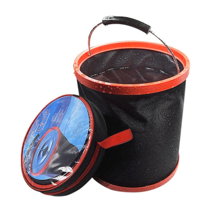 ล้างรถพับ Telescopic Bucket รถในครัวเรือนมัลติฟังก์ชั่นกลางแจ้งแบบพกพาถัง, 12L Folding Telescopic Bucket