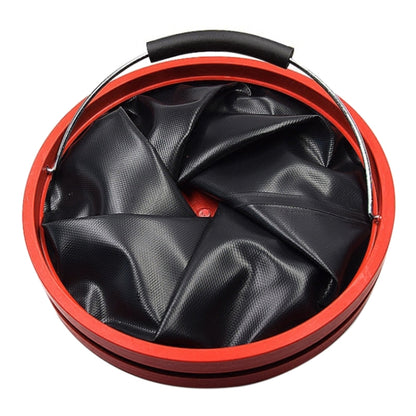 ล้างรถพับ Telescopic Bucket รถในครัวเรือนมัลติฟังก์ชั่นกลางแจ้งแบบพกพาถัง, 12L Folding Telescopic Bucket