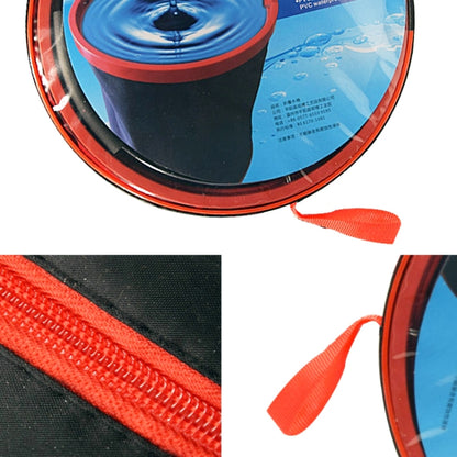 ล้างรถพับ Telescopic Bucket รถในครัวเรือนมัลติฟังก์ชั่นกลางแจ้งแบบพกพาถัง, 12L Folding Telescopic Bucket
