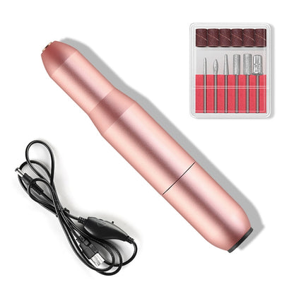เครื่องขัดเล็บ USB แบบพกพา ปากกา เครื่องขัดผิวไฟฟ้า