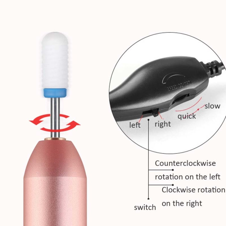 เครื่องขัดเล็บ USB แบบพกพา ปากกา เครื่องขัดผิวไฟฟ้า
