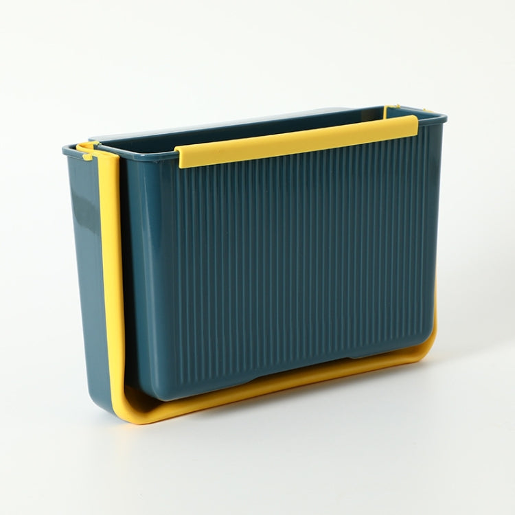 ห้องครัวแบบพกพาคัดแยกถังขยะพับติดผนัง, Wall-Mounted (Blue), Wall-Mounted (Gray)