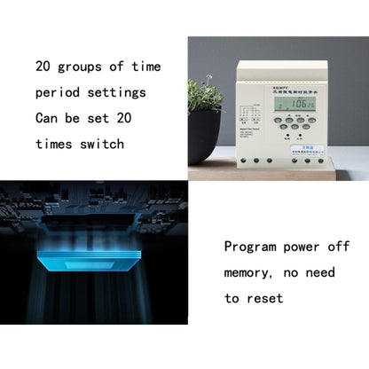 KG317T 380V ไมโครคอมพิวเตอร์ควบคุมเวลาสวิทช์จับเวลาอัตโนมัติปั๊มน้ำ Aerator Controller