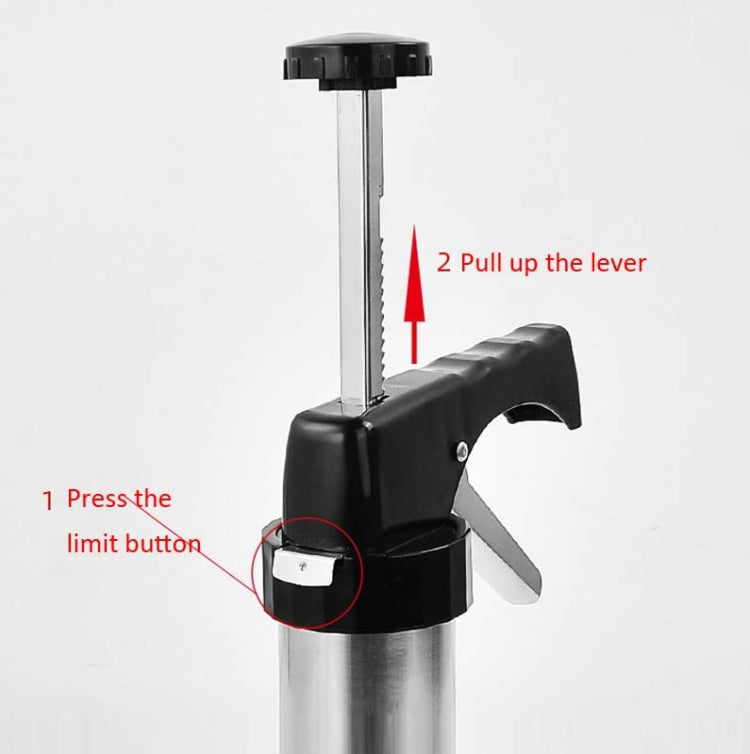 Multi-Function ท่อสแตนเลสปืนชุดคุกกี้บิสกิตมือกดบิสกิตเครื่องใช้ในครัวเรือน DIY เบเกอรี่เครื่องมือ, 16 in 1(Silver)