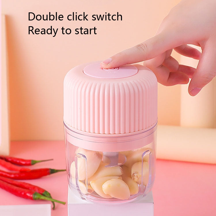 ครัวเรือนเครื่องตัดผักไฟฟ้า USB กระเทียม Masher Baby Mini เครื่องทำอาหารอาหารเสริมทารกเครื่อง, 250ml, 100ml + 250ml, 100ml