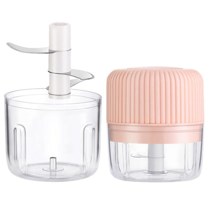 ครัวเรือนเครื่องตัดผักไฟฟ้า USB กระเทียม Masher Baby Mini เครื่องทำอาหารอาหารเสริมทารกเครื่อง, 250ml, 100ml + 250ml, 100ml