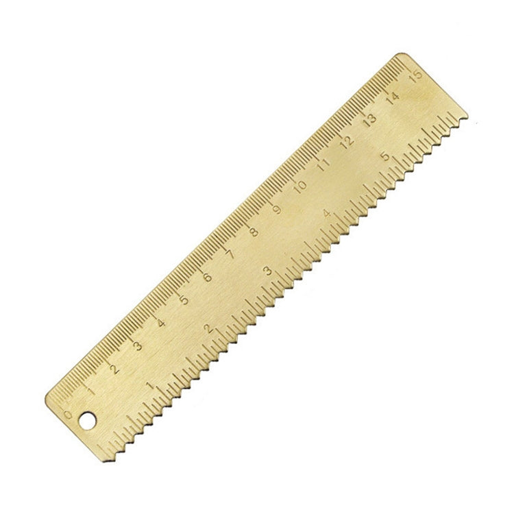 4 ชิ้นทองเหลืองย้อนยุควาดไม้บรรทัดวัดเครื่องมือ, 0-10cm Isosceles Triangle Ruler, 0-10cm Right Angle Triangle Ruler, 0-15cm Wave Ruler, 0-15cm Ruler, 0-18cm Ruler, 0-120mm Caliper Single Scale, 0-180 Degree Protractor, 0-120mm Caliper Double Scale