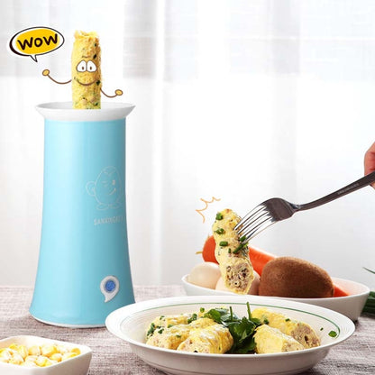 SANXINGKEJI ครัวเรือนมัลติฟังก์ชั่ถ้วยไข่ต้มไข่ม้วน,ปลั๊ก CN, Egg Roll Machine