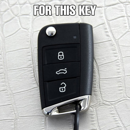 ซิลิโคนกุญแจ เคส ฝาครอบสำหรับโฟล์คสวาเกนโปโลกอล์ฟ 7/ Skoda, Silicone Key Case