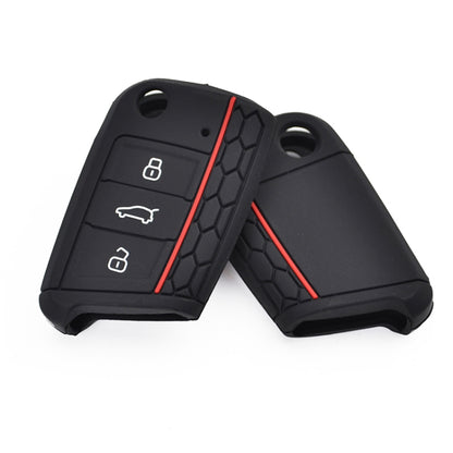 ซิลิโคนกุญแจ เคส ฝาครอบสำหรับโฟล์คสวาเกนโปโลกอล์ฟ 7/ Skoda, Silicone Key Case