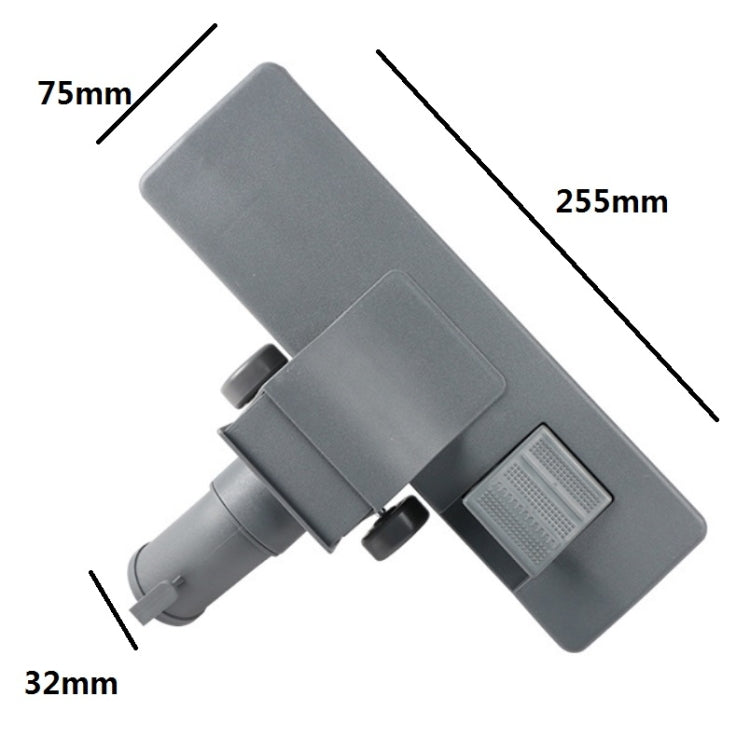 หัวแปรงดูดพื้นอุปกรณ์เสริมเครื่องดูดฝุ่นขนาด 32 มม. สำหรับ Haier / Midea, 32mm Gray