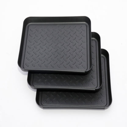 3 ชิ้นพลาสติกมัลติฟังก์ชั่ถาดถาดรองเท้าถาดให้อาหารสัตว์เลี้ยง, Pet Feeding Tray