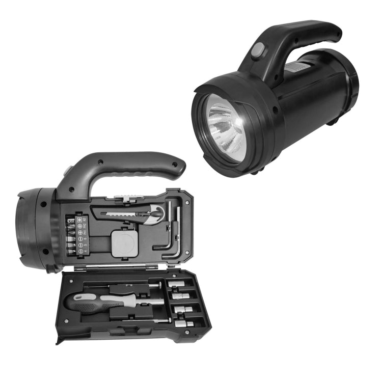 17 in 1 Outdoor Home Work Lighting ชุดเครื่องมือไฟฉายโคมไฟแบบพกพาชุดเครื่องมือฮาร์ดแวร์, 17 In 1