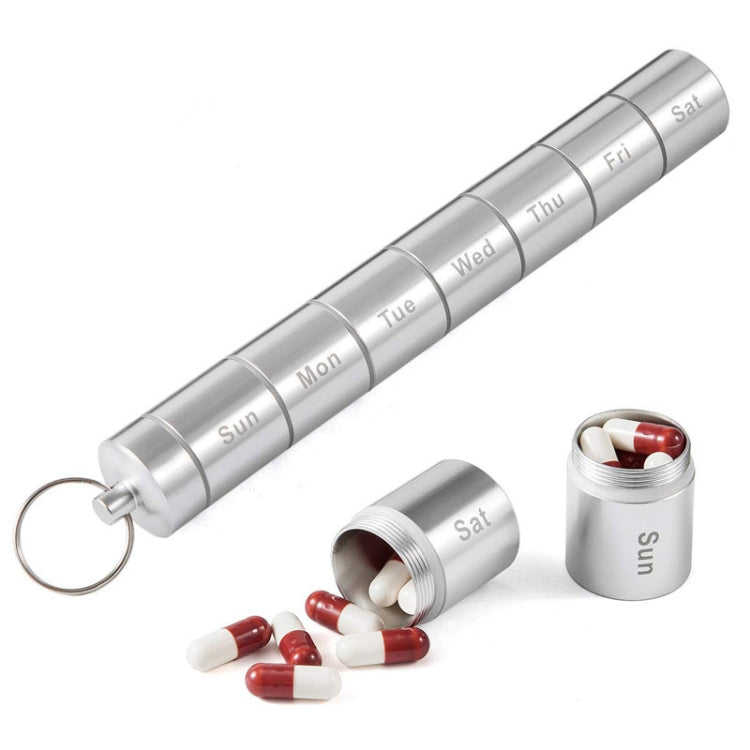 กล่องยาโลหะอลูมิเนียมอัลลอยด์แบบแยกส่วนกันน้ำ 7 วัน, Pill Box