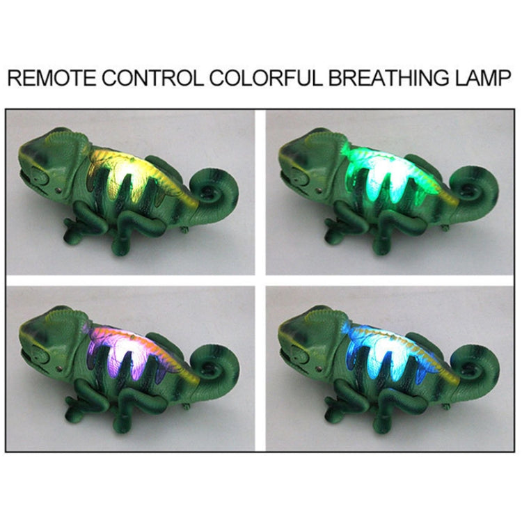 8888 เด็กรีโมทคอนโทรลอินฟราเรดไฟฟ้า Crawling Chameleon สีสันการหายใจ Light Tricky ของเล่น, Chameleon