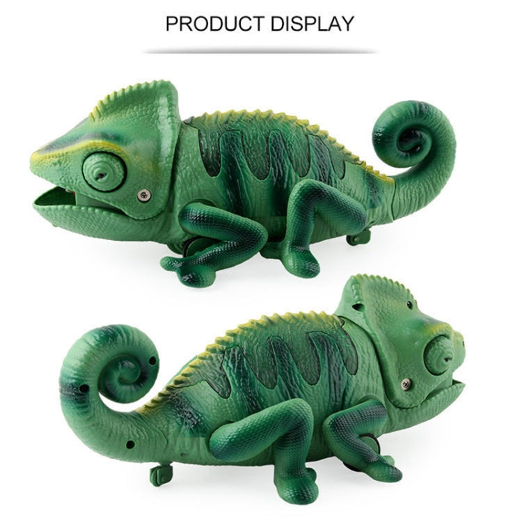 8888 เด็กรีโมทคอนโทรลอินฟราเรดไฟฟ้า Crawling Chameleon สีสันการหายใจ Light Tricky ของเล่น, Chameleon