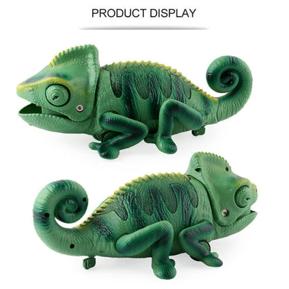 8888 เด็กรีโมทคอนโทรลอินฟราเรดไฟฟ้า Crawling Chameleon สีสันการหายใจ Light Tricky ของเล่น, Chameleon