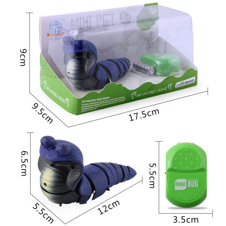 7702 รีโมทคอนโทรลอินฟราเรดจำลองงูเห่าของเล่นหากิน, Cobra (Gray), Cobra (Purple)
