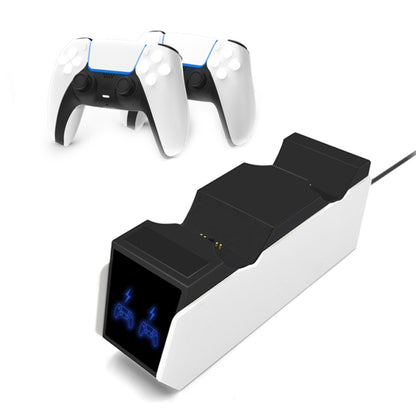 iPega SND-462 Handle Contact Double Charger เกม Handle Charger สำหรับ PS5, SND-462(US Plug), SND-462((EU Plug)
