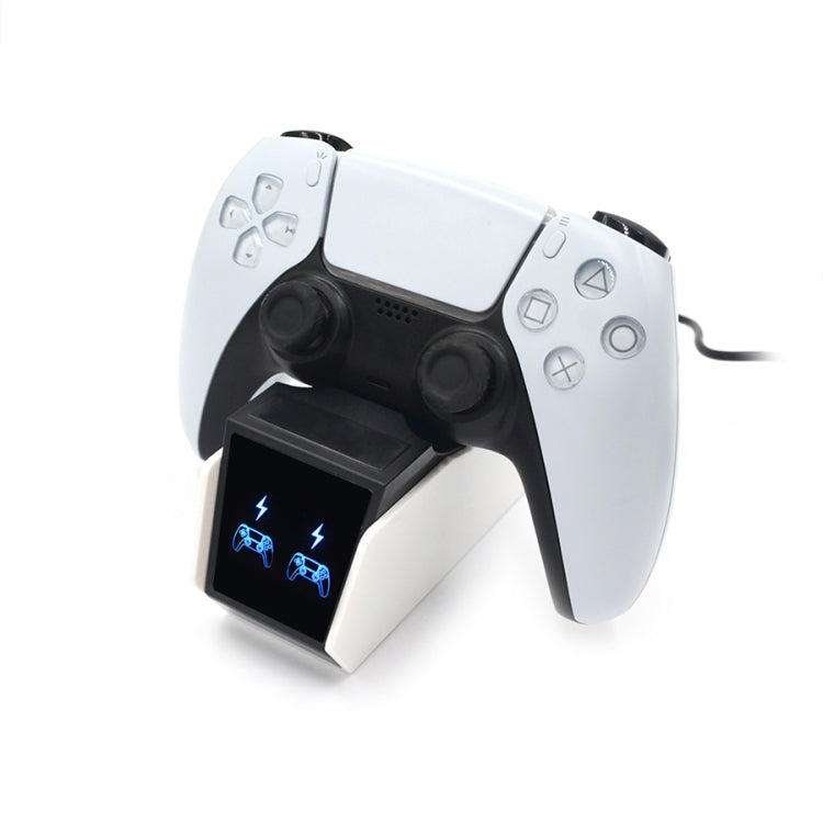 iPega SND-462 Handle Contact Double Charger เกม Handle Charger สำหรับ PS5, SND-462(US Plug), SND-462((EU Plug)