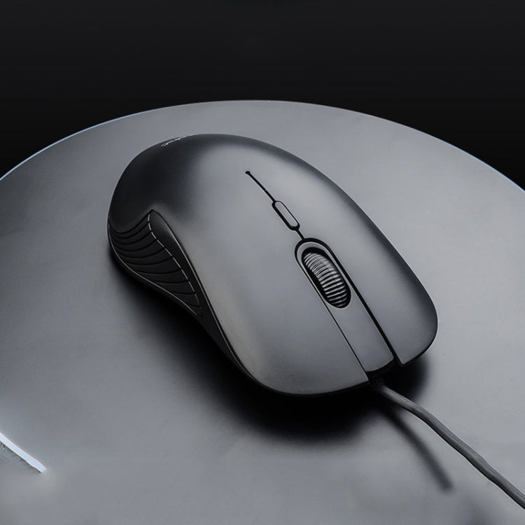 Inphic PB1 Business Office เมาส์สำหรับเล่นเกมแบบมีสายความละเอียดมาโครปิดเสียง ความยาวสายเคเบิล: 1.5 ม, Classic Back Breathing Light, Matte White Breathing Light
