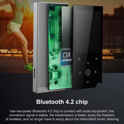 เครื่องเล่นเพลง MP4 / MP3 Lossless แบบสัมผัสขนาด 2.4 นิ้ว รองรับ E-Book / นาฬิกาปลุก / ตั้งเวลาปิดเครื่อง, 4GB without Bluetooth, 8GB without Bluetooth, 16GB without Bluetooth, 4GB Bluetooth Version, 8GB Bluetooth Version, 16GB Bluetooth Version